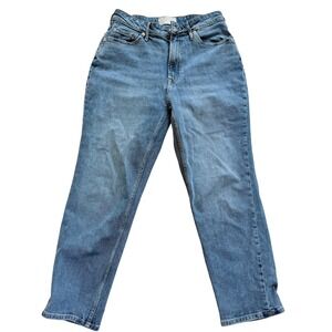 Everlane The Curvy Cheeky‎ Jean Organic Cotton Denim Blue Jeans Size 28 crop
